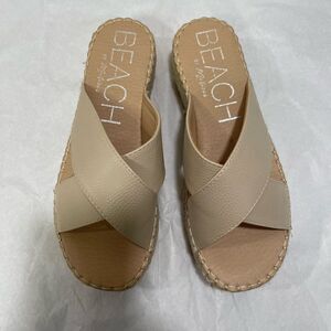 COVE Espadrille CrissCross Slides NIB